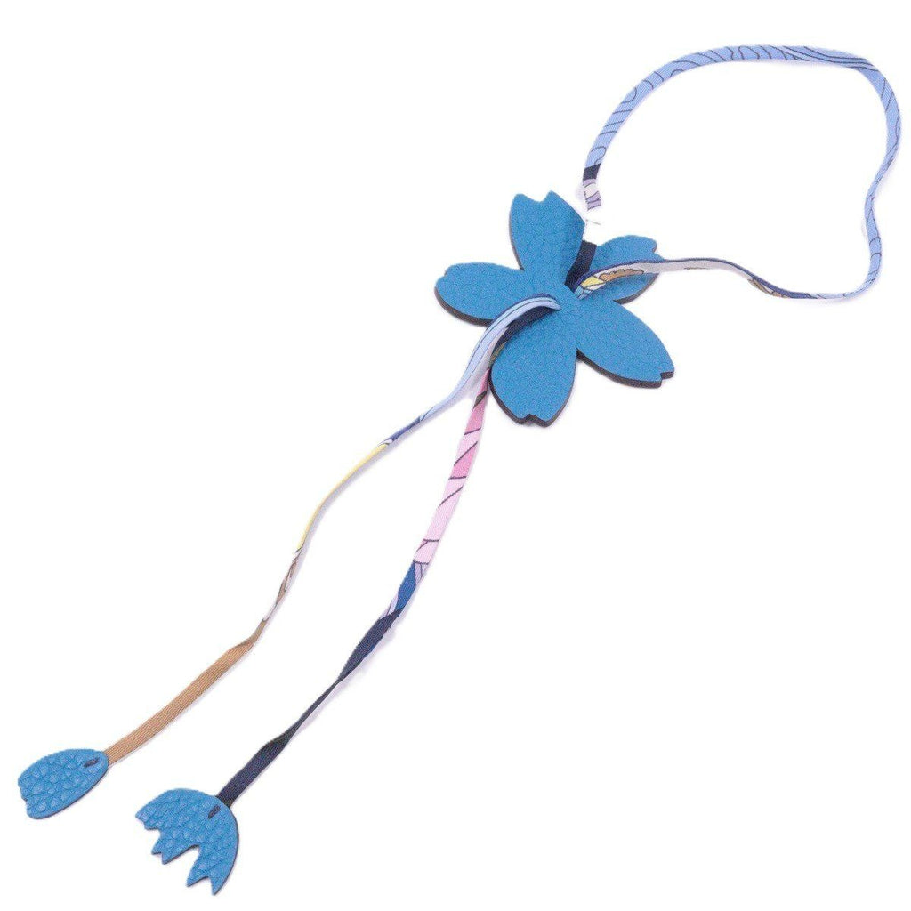 Hermes Petite Ash Charm Cherry Blossom Blue