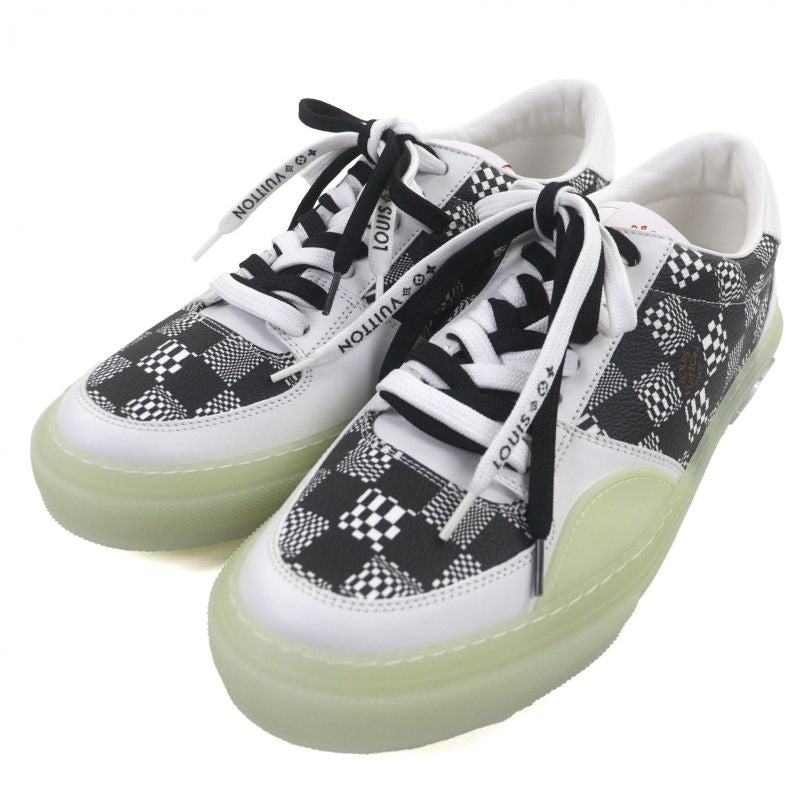 Louis Vuitton Oriline Leather Low Cut Sneakers White Black