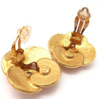 Chanel Earrings 96 A Vintage Coco Mark GP Flower — view 6