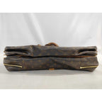 Louis Vuitton Travel Bag Monogram Sac Chasse Brown Leather — view 3
