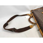Louis Vuitton Travel Bag Monogram Sac Chasse Brown Leather — view 5