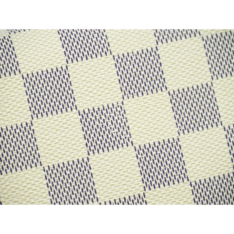 Louis Vuitton Portefeuille Tresor Damier Azur Fold Wallet White — view 7