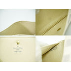 Louis Vuitton Portefeuille Tresor Damier Azur Fold Wallet White — view 9