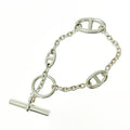 Hermes Silver Chaine D'ancre Farandole Bracelet 25.3 g 925 Engraved