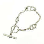 Hermes Silver Chaine D'ancre Farandole Bracelet 25.3 g 925 Engraved — view 2