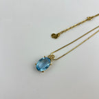 Dior Necklace Pendant Logo Gold Vintage — view 4