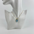Dior Necklace Pendant Logo Gold Vintage