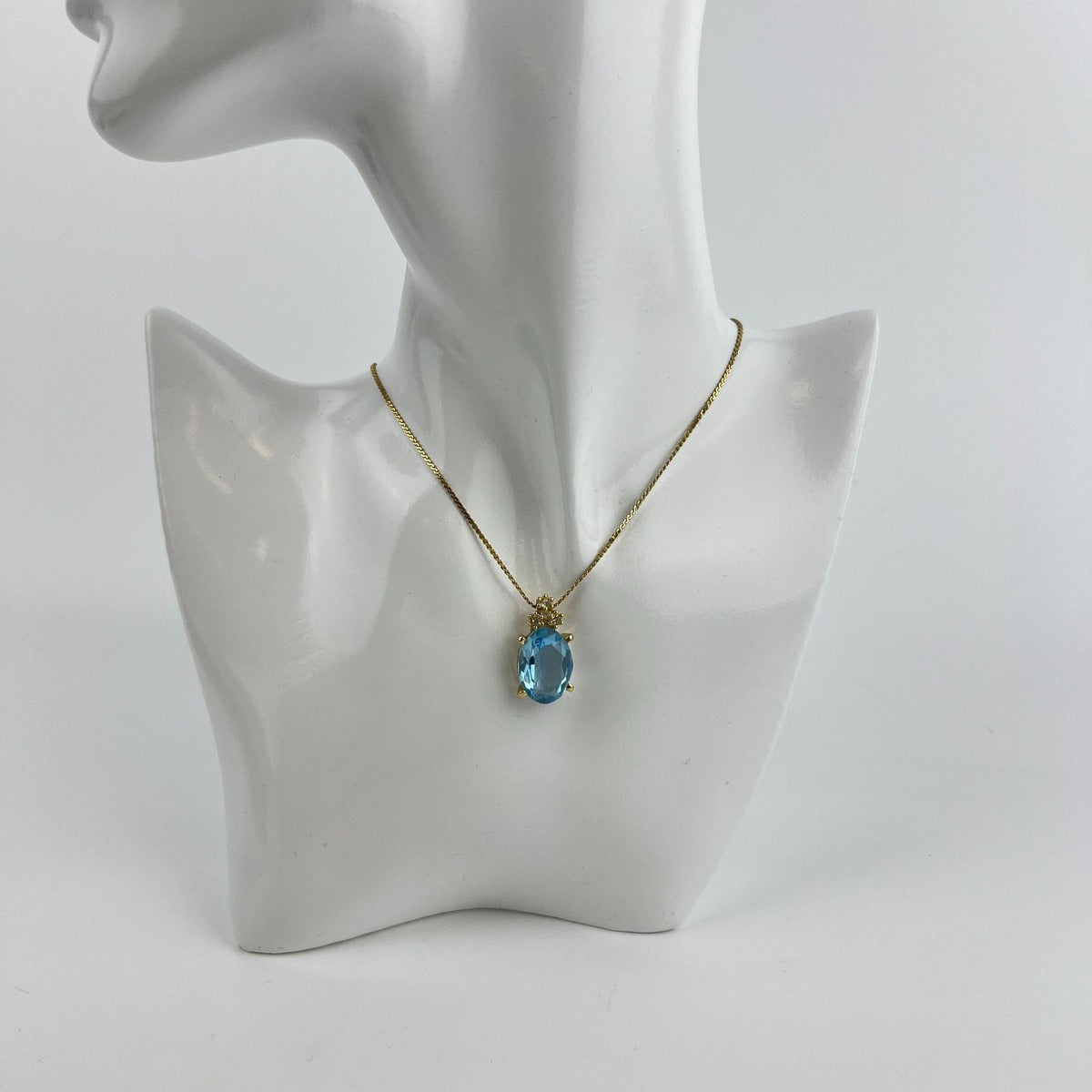 Dior Necklace Pendant Logo Gold Vintage