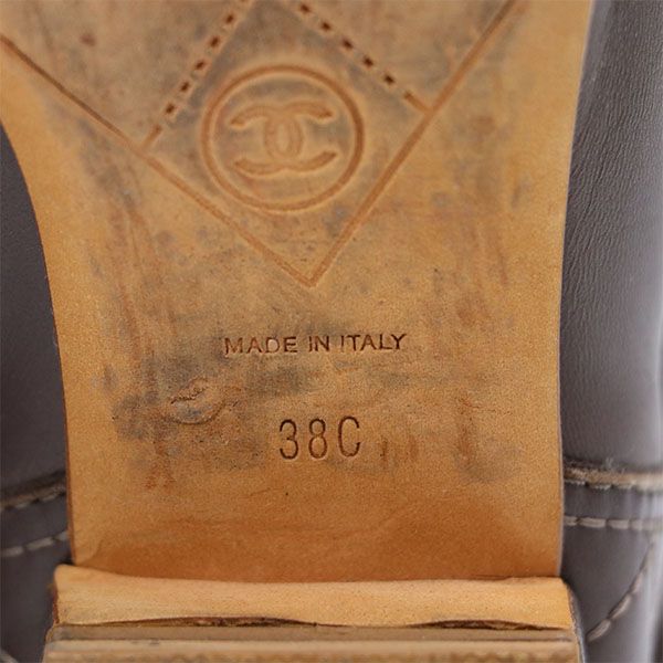 Chanel Long Boots Lambskin 38 — view 8