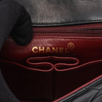 Chanel Shoulder Bag Mini Quilted 20 Black Lambskin — view 4