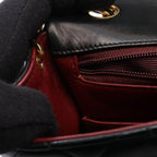 Chanel Shoulder Bag Mini Quilted 20 Black Lambskin — view 7