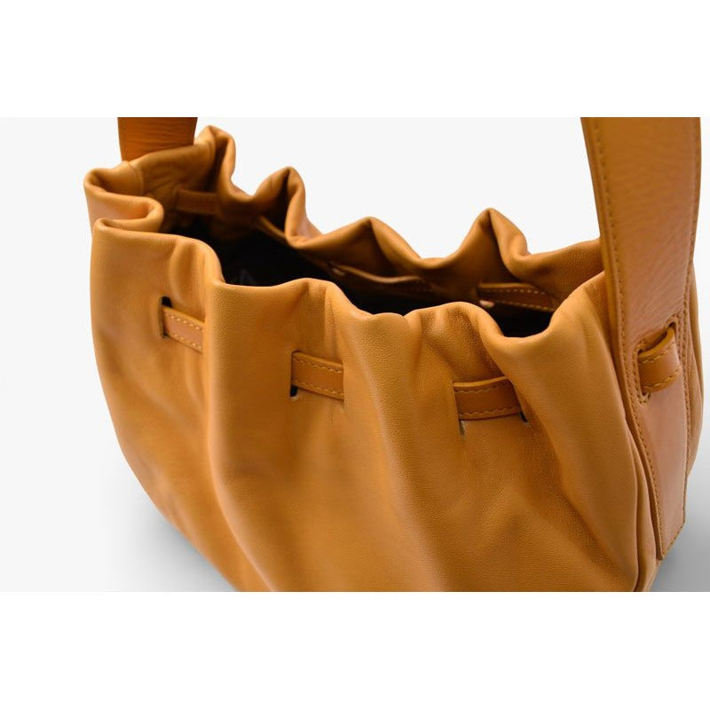 Loewe Flamenco Shoulder Bag Anagram Camel Vintage — view 8