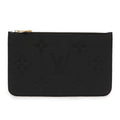 Louis Vuitton Monogram Empreinte Neverfull MM Pouch Only Noir Black