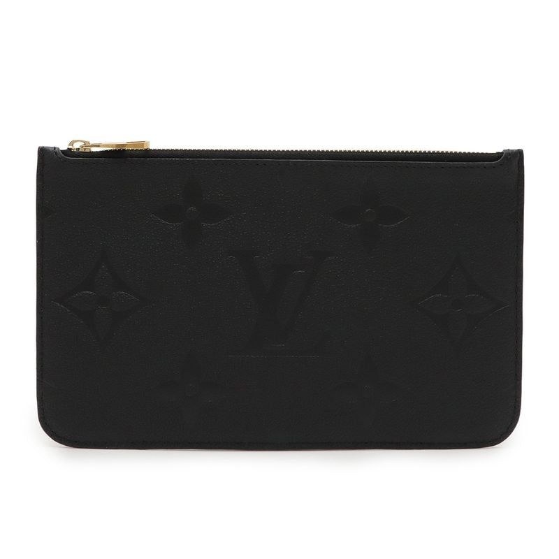 Louis Vuitton Monogram Empreinte Neverfull MM Pouch Only Noir Black