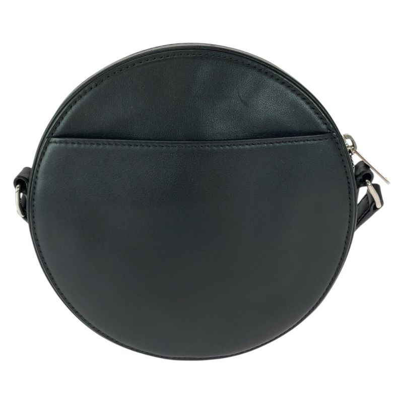 Celine Dancing Kid Logo Studded Black White Silver Hardware Leather Ddj38 — view 2