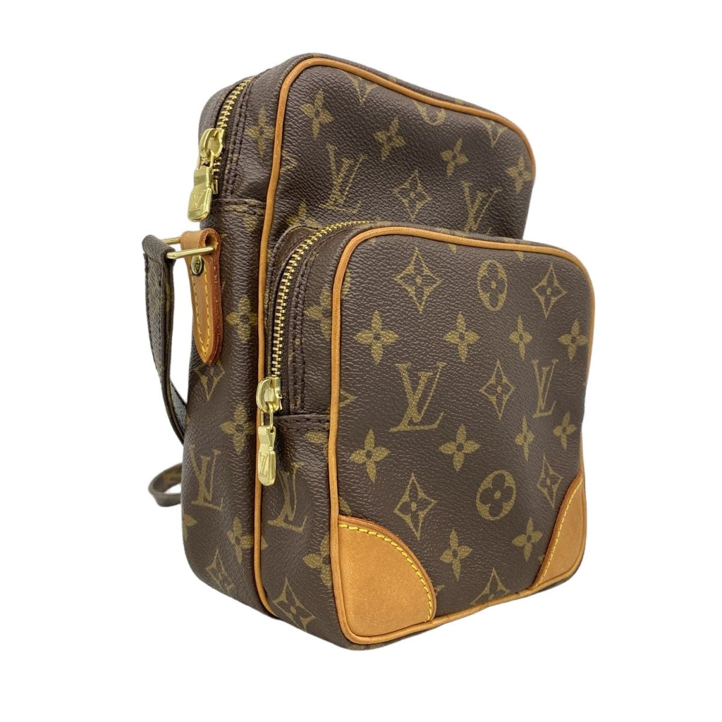 Louis Vuitton Shoulder Bag Monogram Amazon Brown — view 2