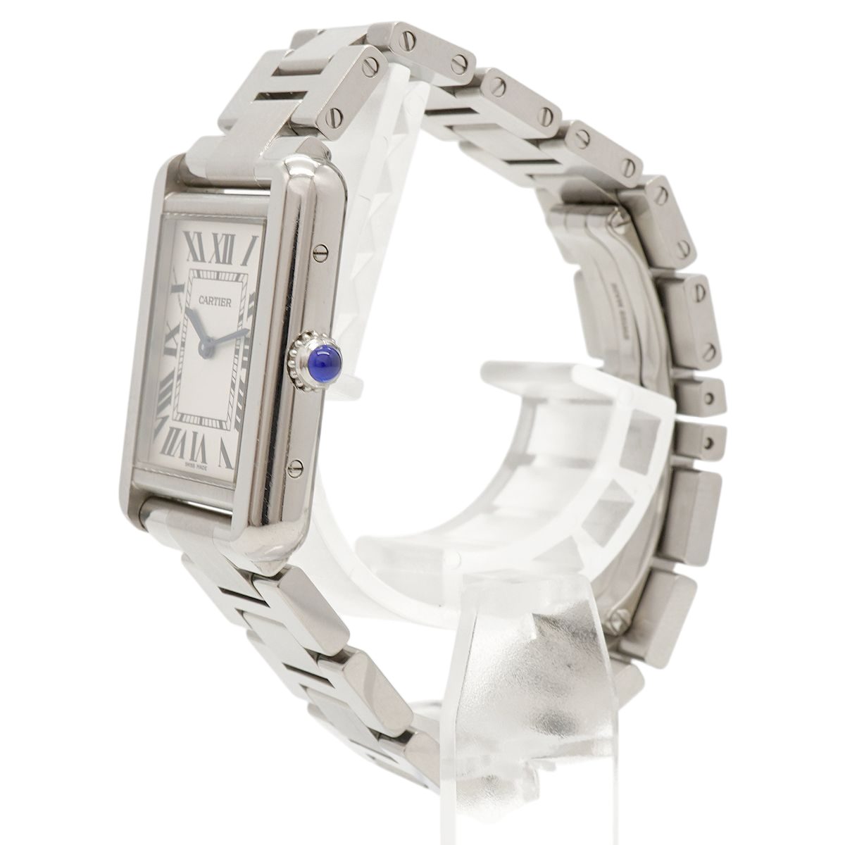 Cartier Tank Solo SM Silver Dial Watch — view 2