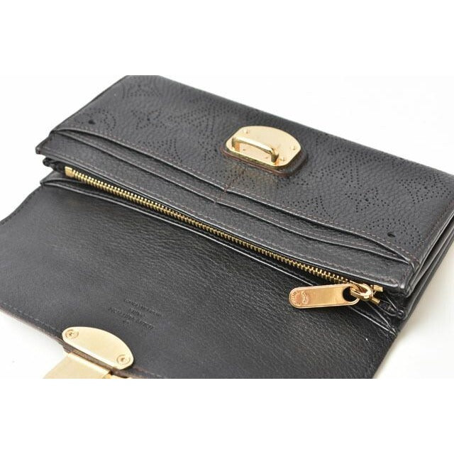 Louis Vuitton Wallet Mahina Long Portefeuille Iris Noir — view 6