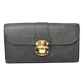 Louis Vuitton Wallet Mahina Long Portefeuille Iris Noir