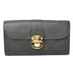 Louis Vuitton Wallet Mahina Long Portefeuille Iris Noir