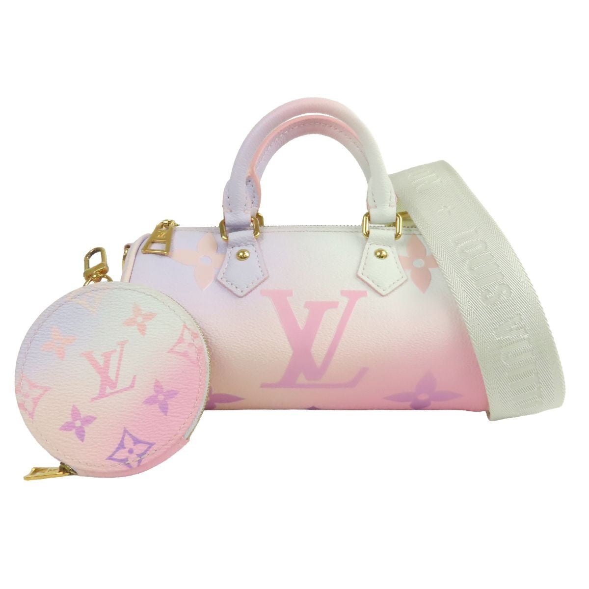 Louis Vuitton Spring in the City Papillon Bbm Sunrise Pastel Monogram Canvas