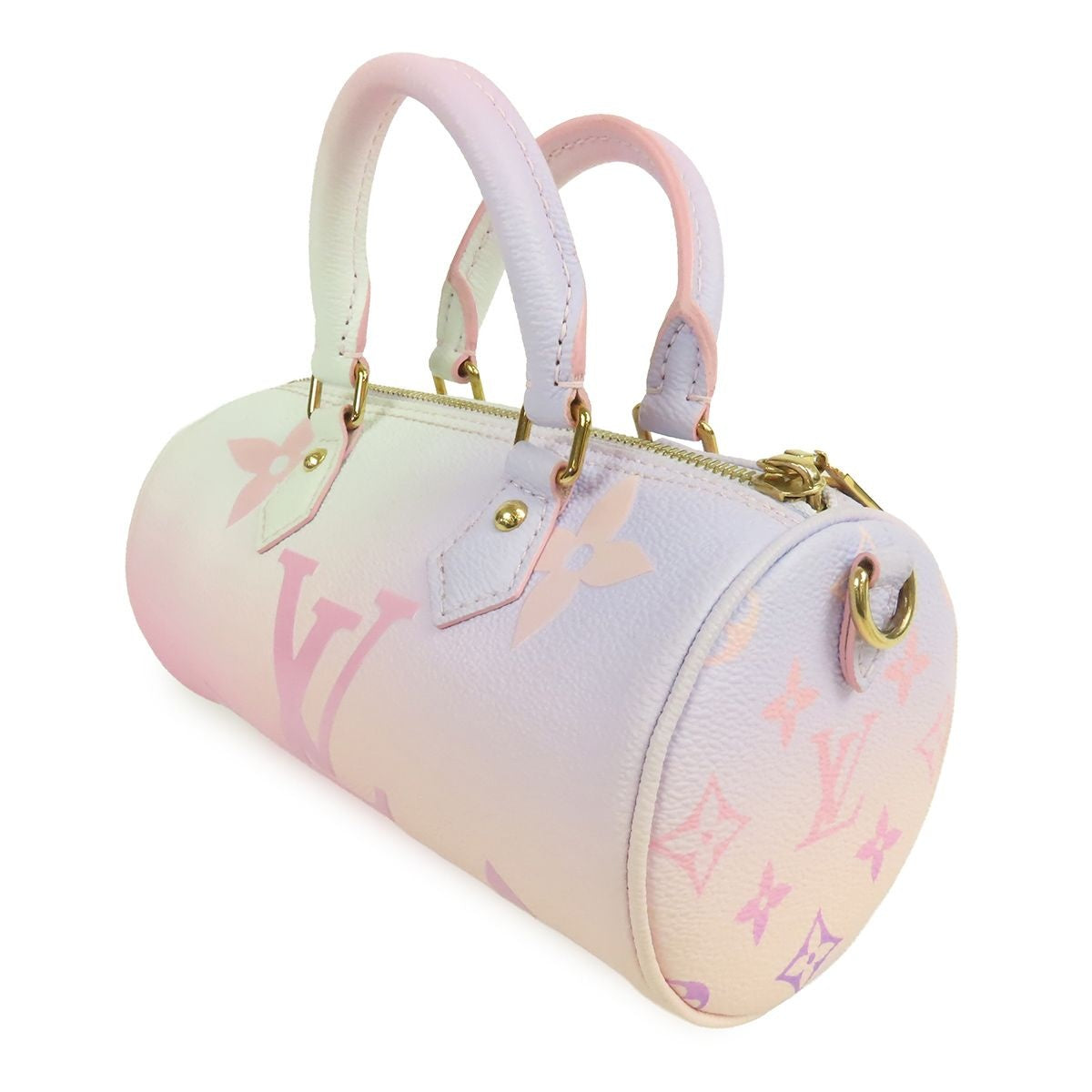 Louis Vuitton Spring in the City Papillon Bbm Sunrise Pastel Monogram Canvas — view 2