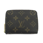 Louis Vuitton Coin Case Monogram Zippy Purse Brown