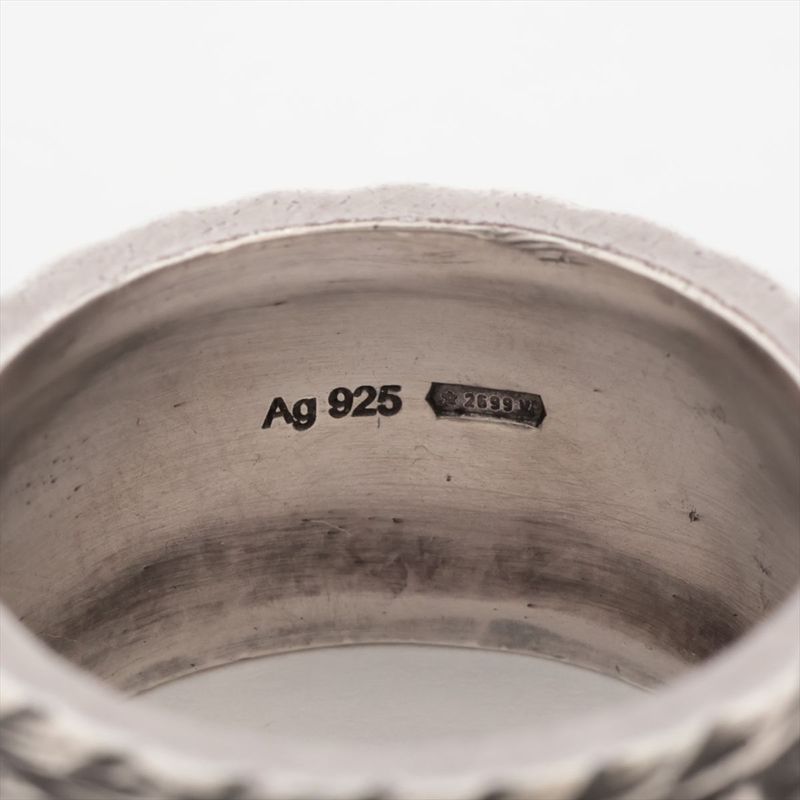 Gucci Taiga Head Arabesque Garden Silver Ring 8 — view 5