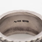 Gucci Taiga Head Arabesque Garden Silver Ring 8 — view 5