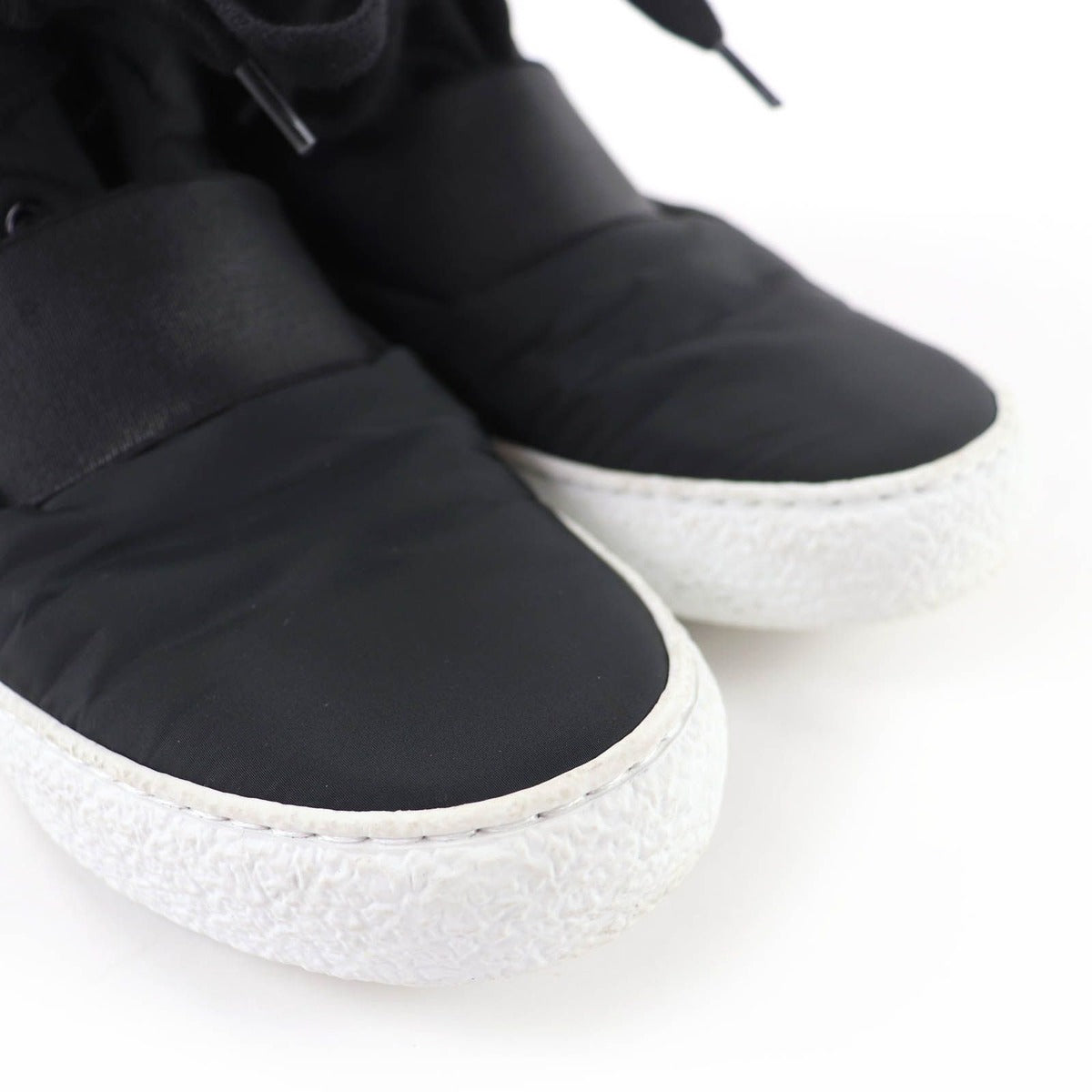 Chanel CC Logo Fabric High Cut Sneakers Black 36 — view 7