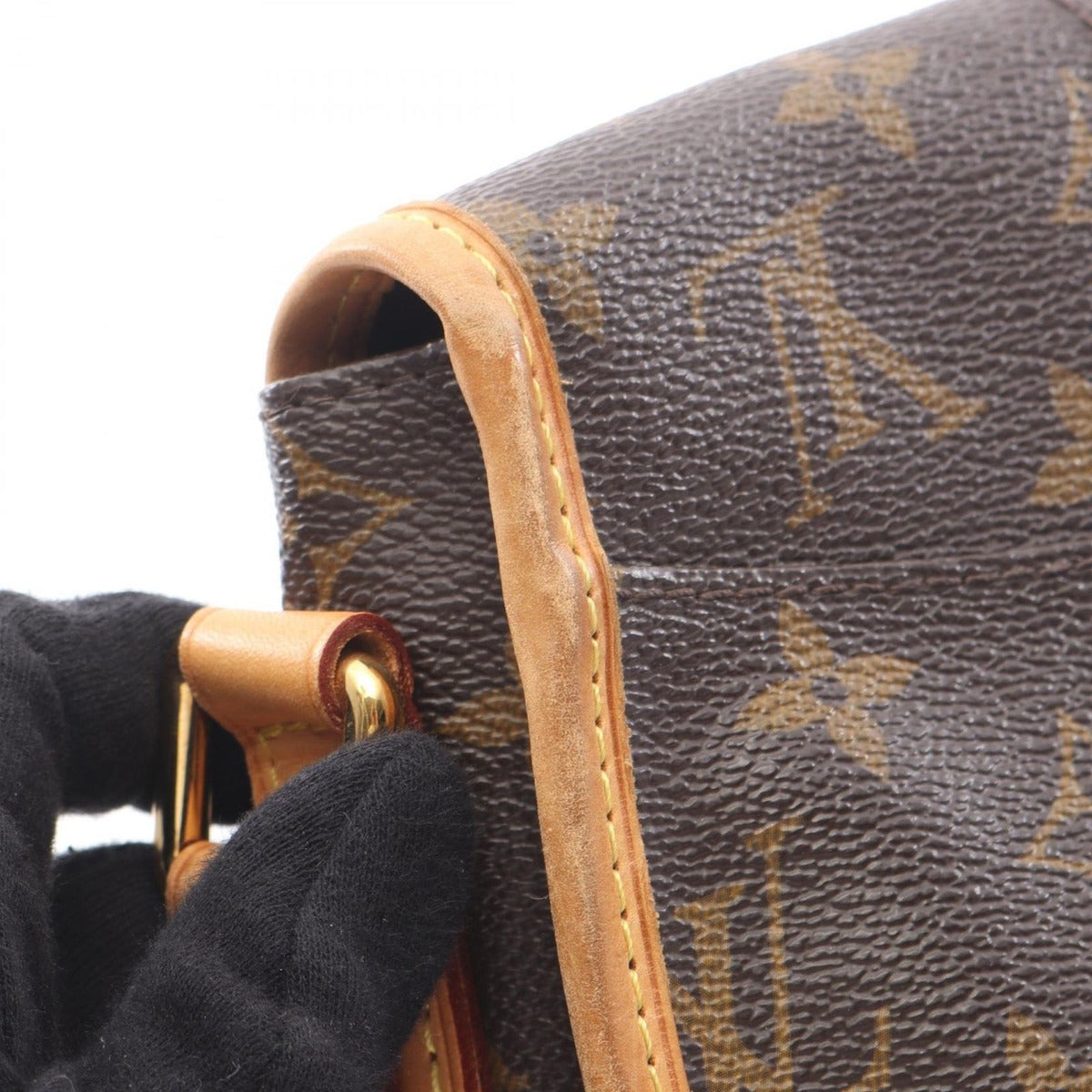 Louis Vuitton Shoulder Bag Menilmontand PM Canvas Leather — view 7