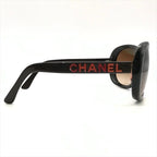 Chanel Logo Sunglasses Eyewear Brown — view 4