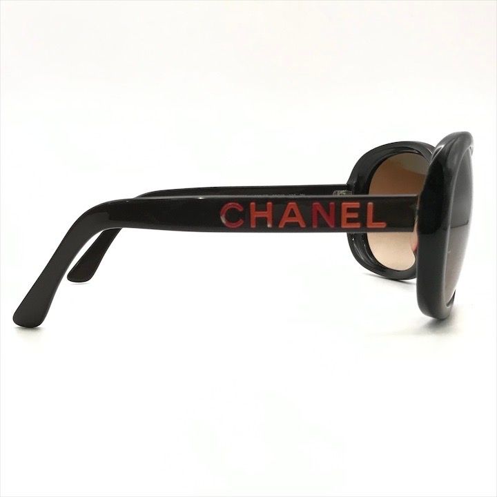 Chanel Logo Sunglasses Eyewear Brown — view 4