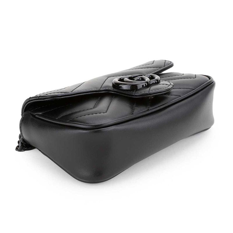 Gucci Shoulder Bag GG Marmont Black — view 5