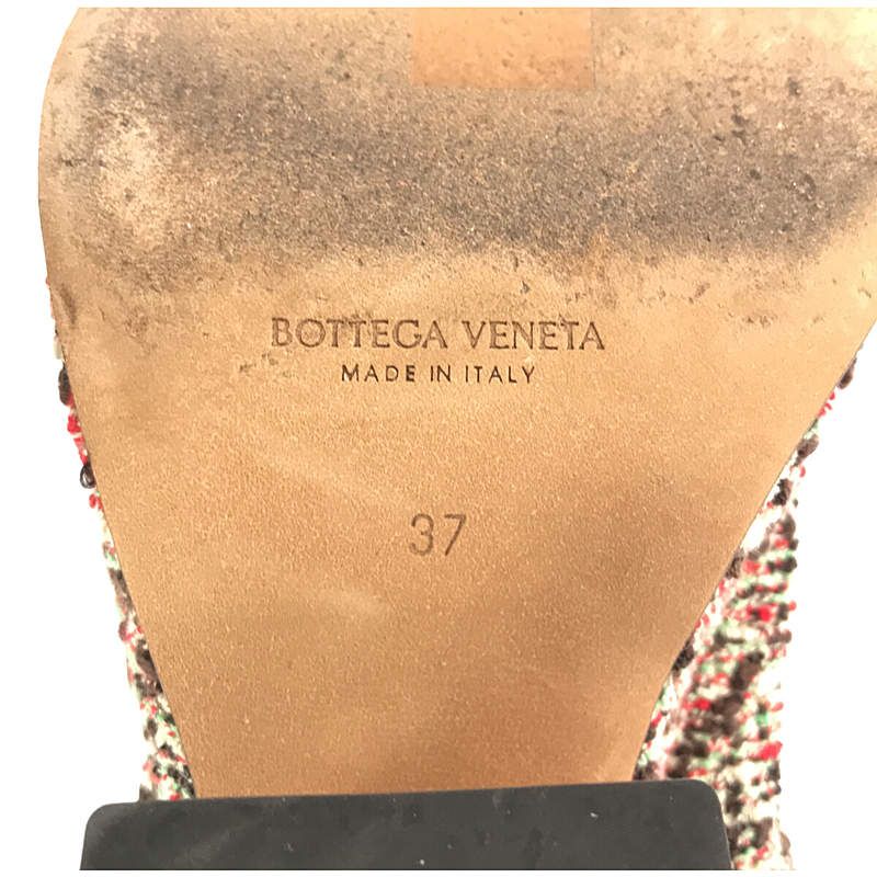 Bottega Veneta Boo Cles Wedge Mule Sandals 37 Multicolor — view 5