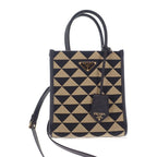 Prada Symbol Embroidered Mini Bag 1 Ba3552 Fklf0 Y30 2-Way Shoulder