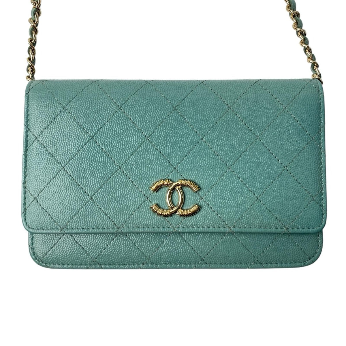 Chanel Chain Wallet Caviar Leather — view 3