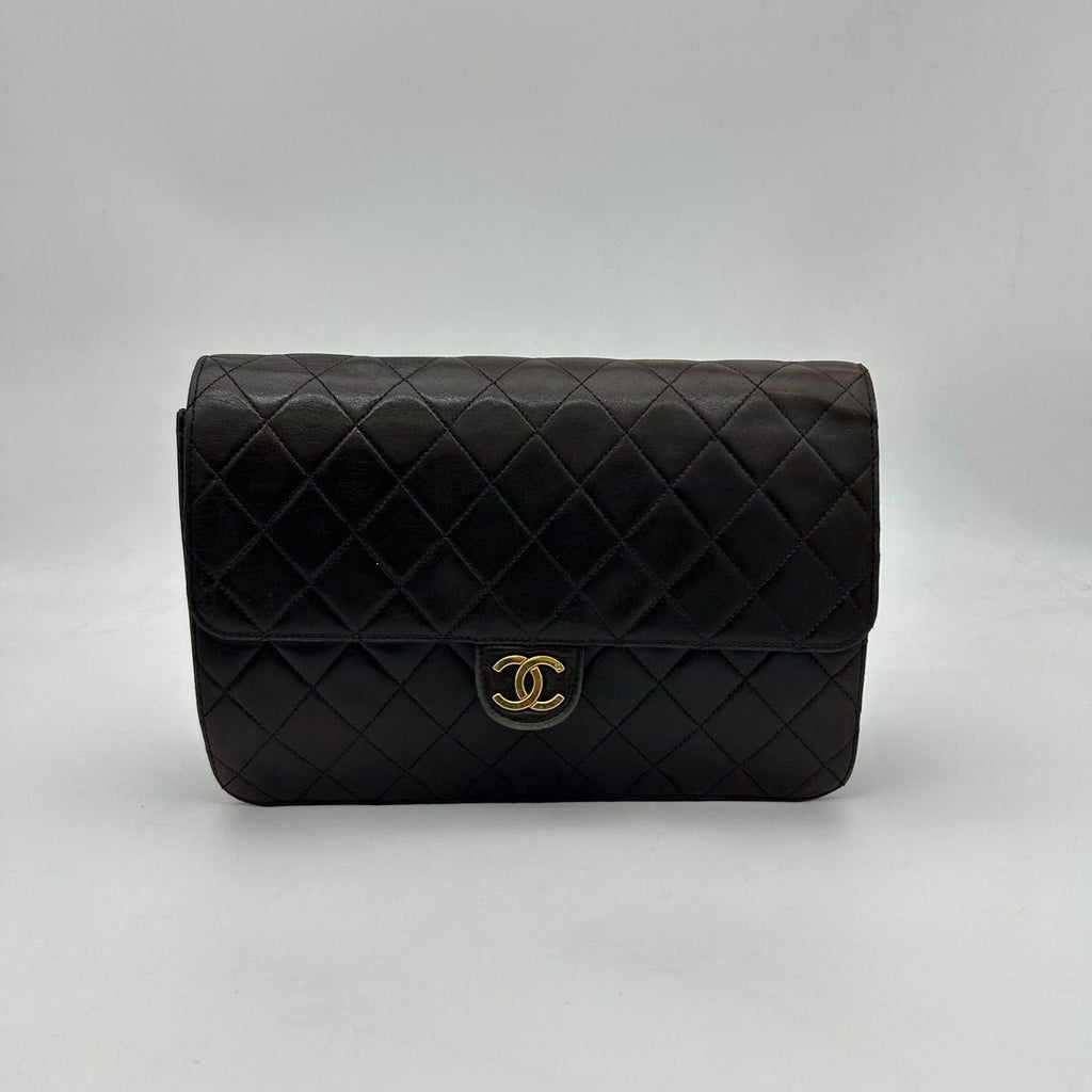 Chanel Quilted Push Lock Chain Shoulder Bag — view 2