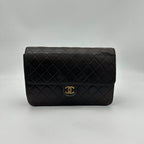 Chanel Quilted Push Lock Chain Shoulder Bag — view 2