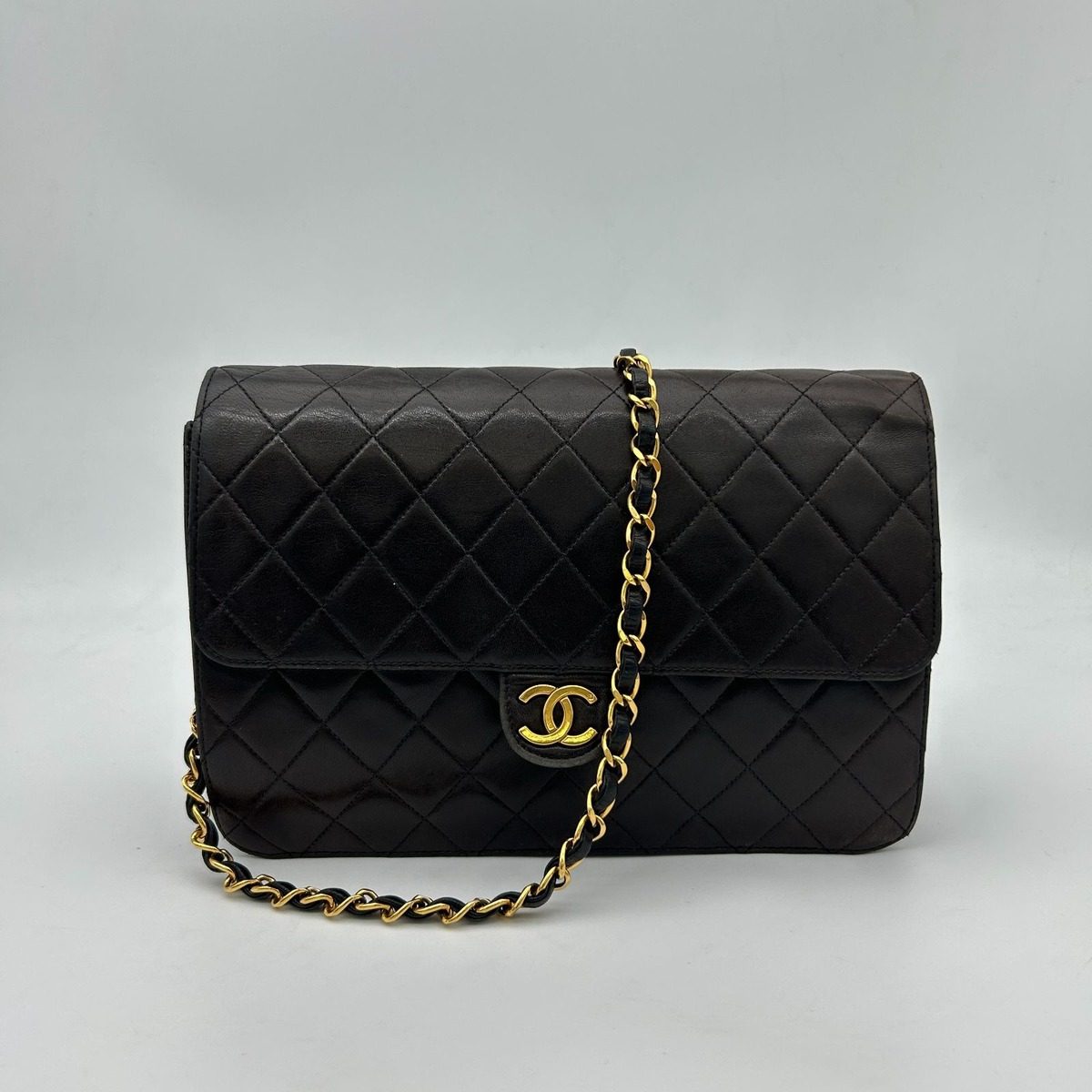 Chanel Quilted Push Lock Chain Shoulder Bag — view 6