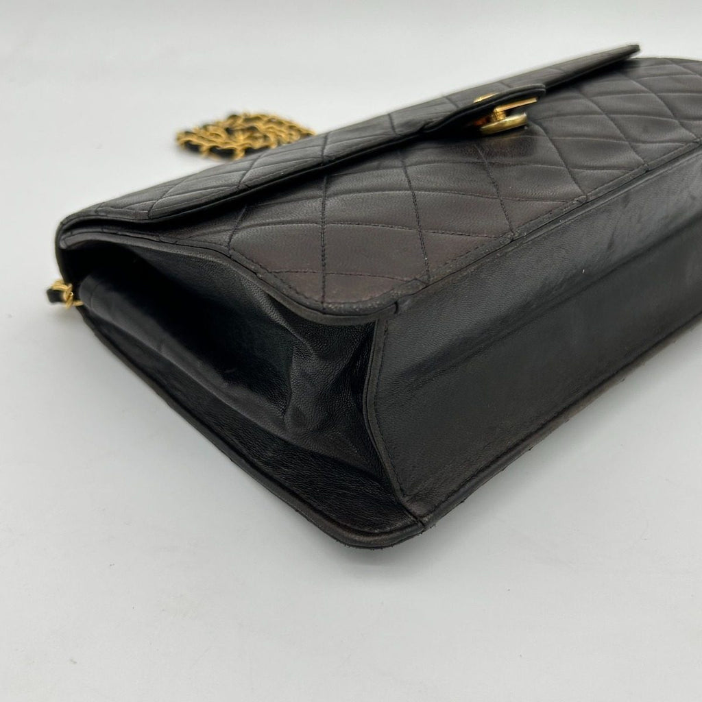 Chanel Quilted Push Lock Chain Shoulder Bag — view 9
