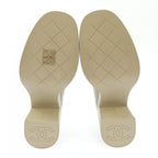 Chanel Loafers Shoes Lambskin Beige — view 4