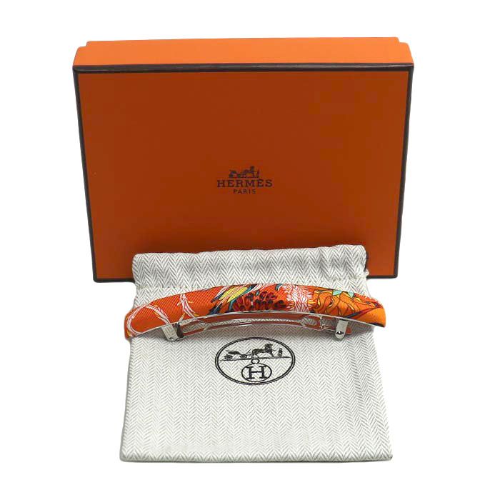 Hermes Silk Eclipse GM Barrette — view 6