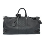 Louis Vuitton Keepall Bandouliere 45 Boston Bag Damier Infini Black