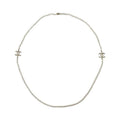 Chanel Long Necklace Coco Mark Rhinestone Pearl 2024 Gold Hardware