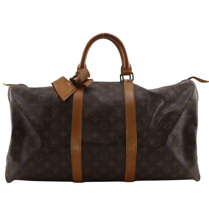Louis Vuitton Keepall 50 Vintage Monogram Canvas Brown 822 Boston