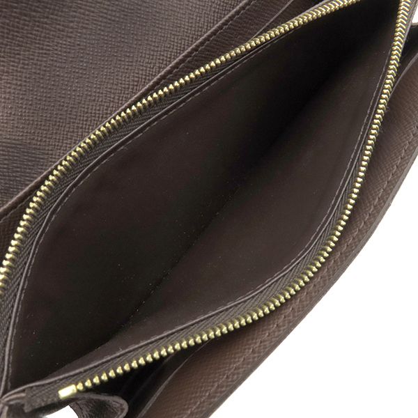 Louis Vuitton Long Wallet Portefeuille Sarah Damier Canvas Ebene — view 9