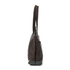 Gucci Medium Front Pocket Dark Brown GG Nylon Canvas — view 4