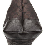 Gucci Medium Front Pocket Dark Brown GG Nylon Canvas — view 8