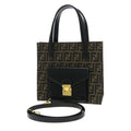 Fendi Shoulder Bag Leather Brown